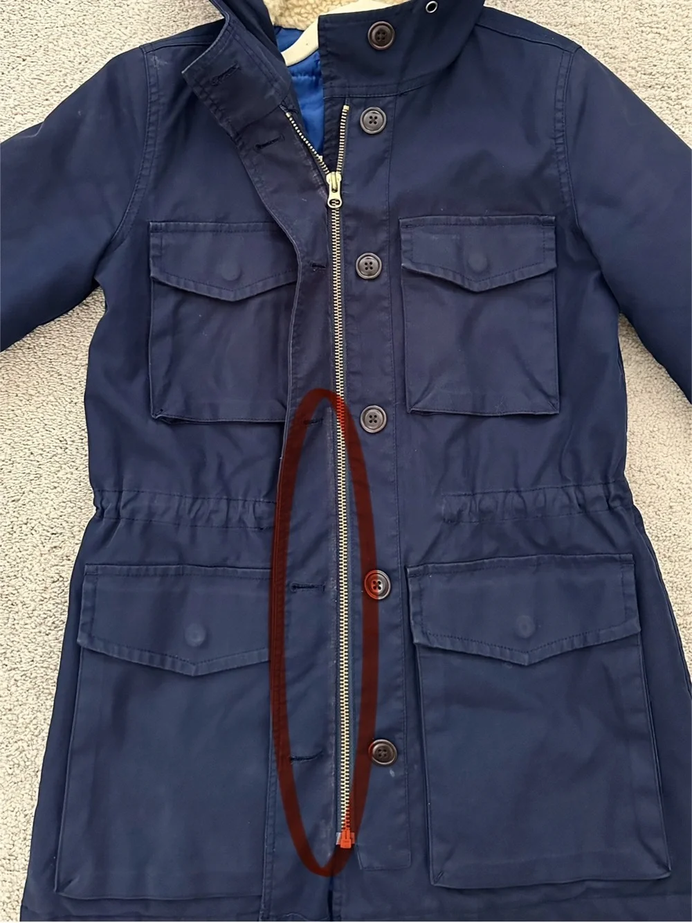 J. Crew crew navy