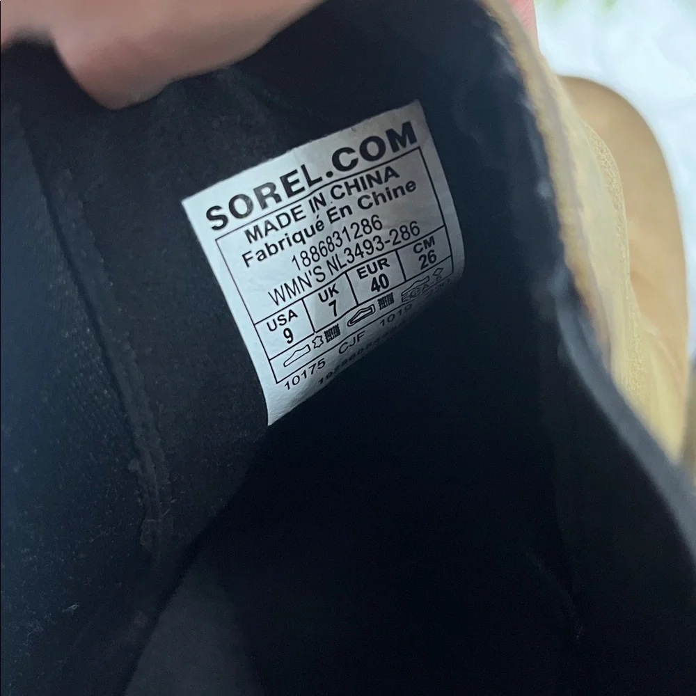 Sorel worn handful