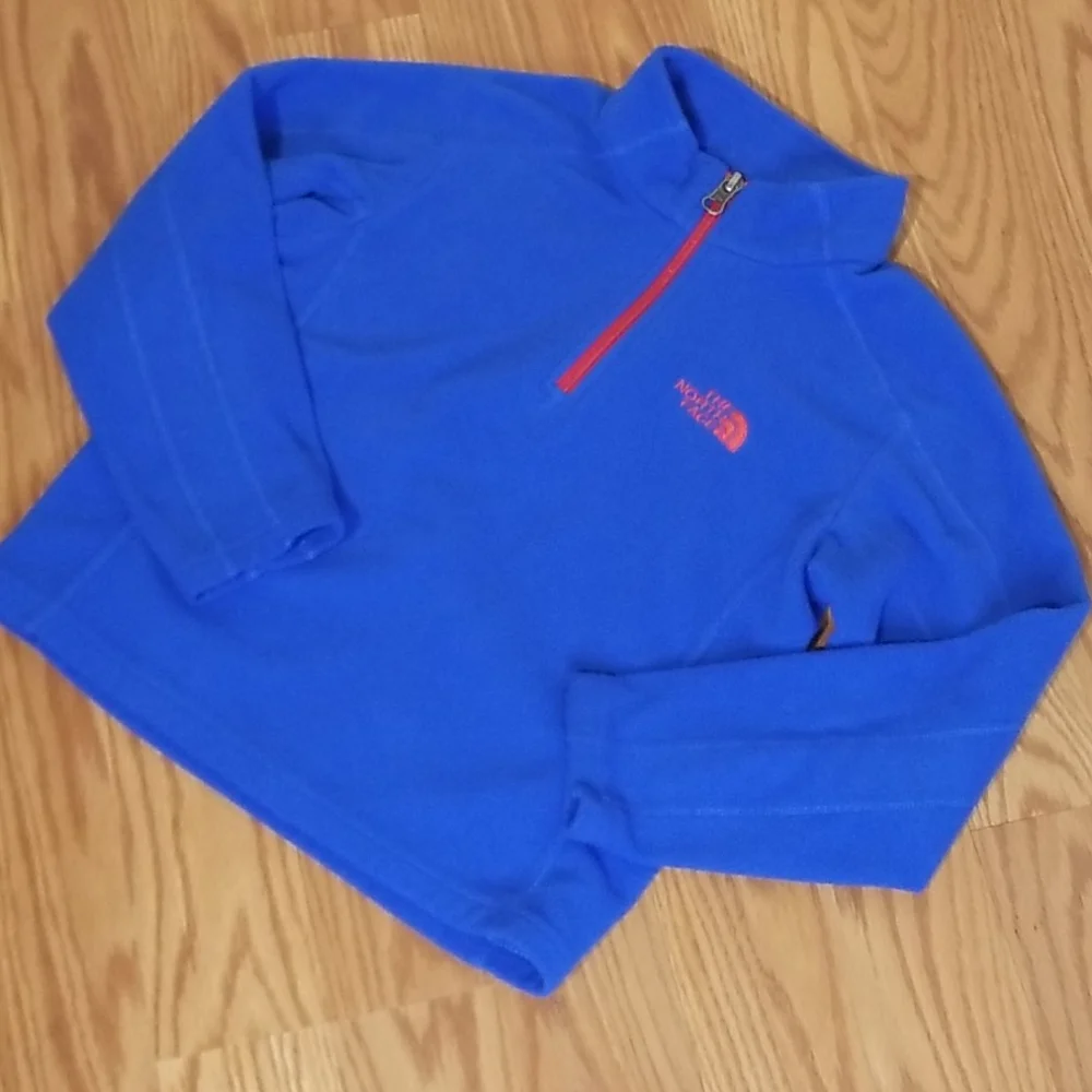 The Northface‎ fleece pull over jacket  xs 6