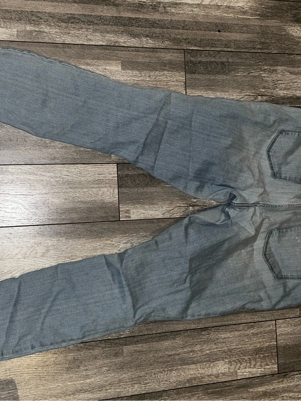 Universal Thread Light Blue Slim Skinny Jeans with Distressed Knees