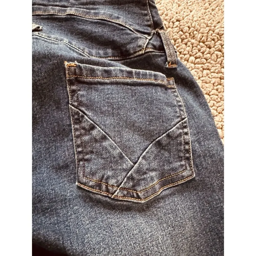 Venus High Waist Double Button Zip Skinny Leg Stretch Jeans Women’s Sz 6