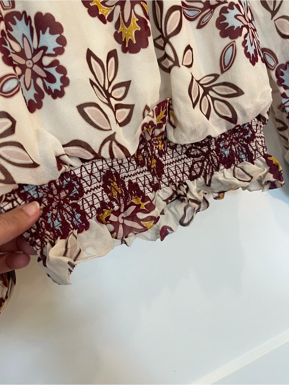 Tory Burch fabric tag