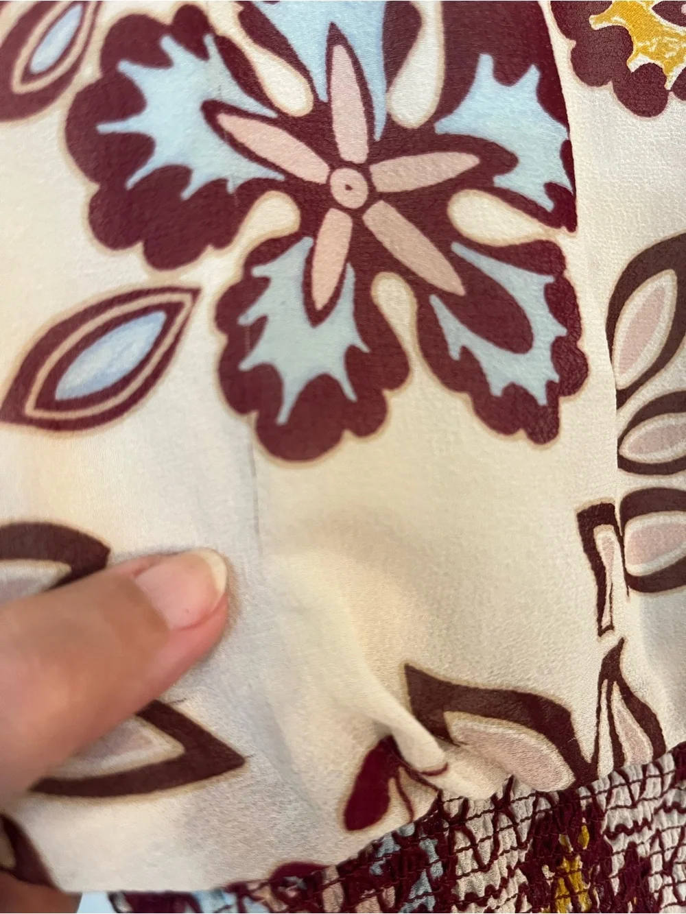 Tory Burch fabric tag