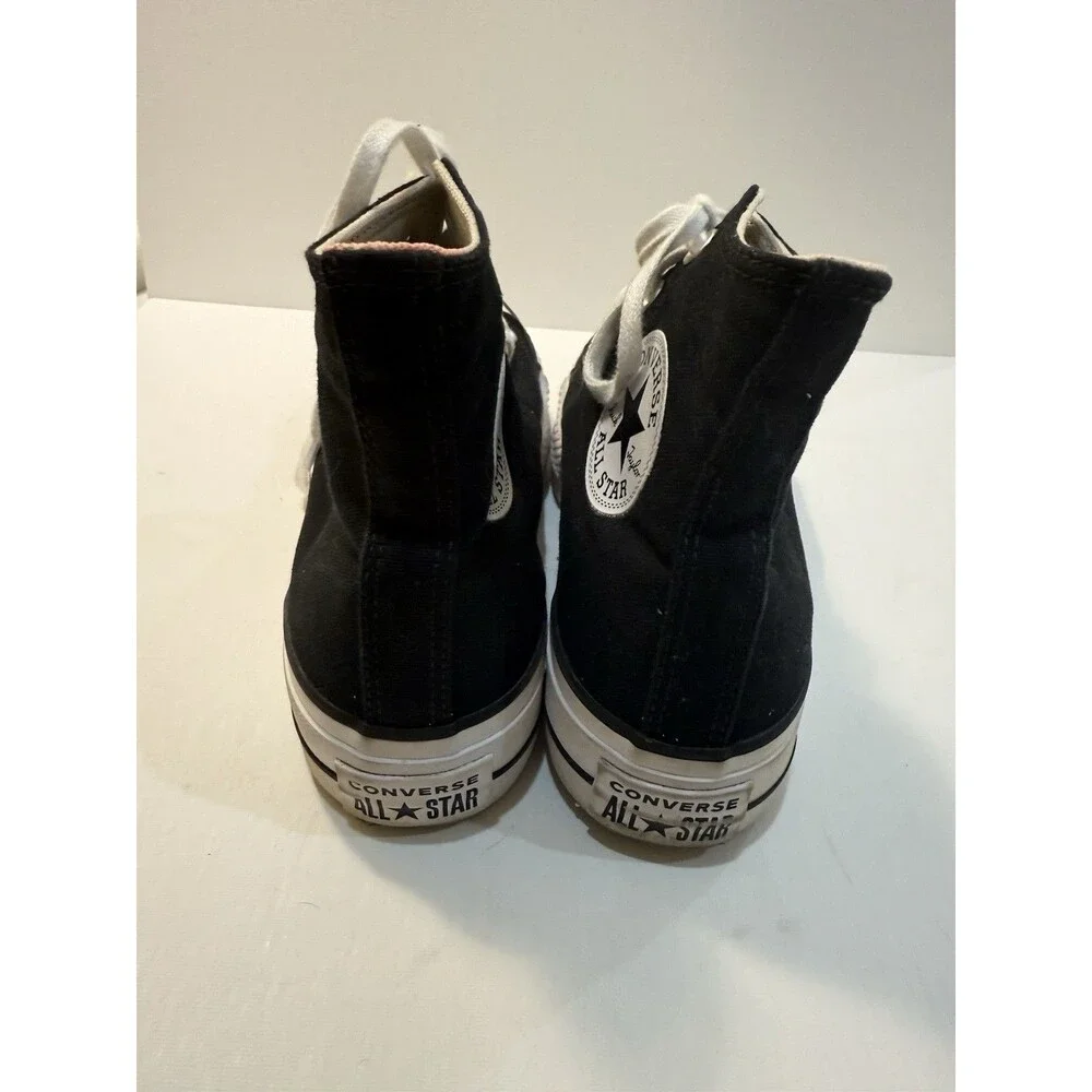Converse Chuck Taylor All Star Lift Platform Women Size 7 Black High Top Shoes