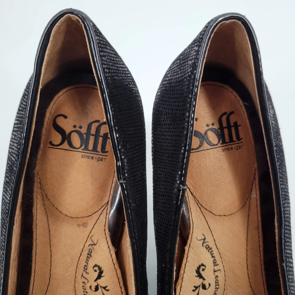Sofft leather animal heels