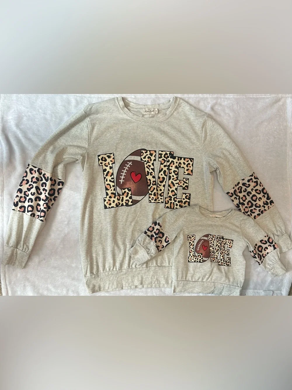 Boutique Mommy and Mini Football shirts