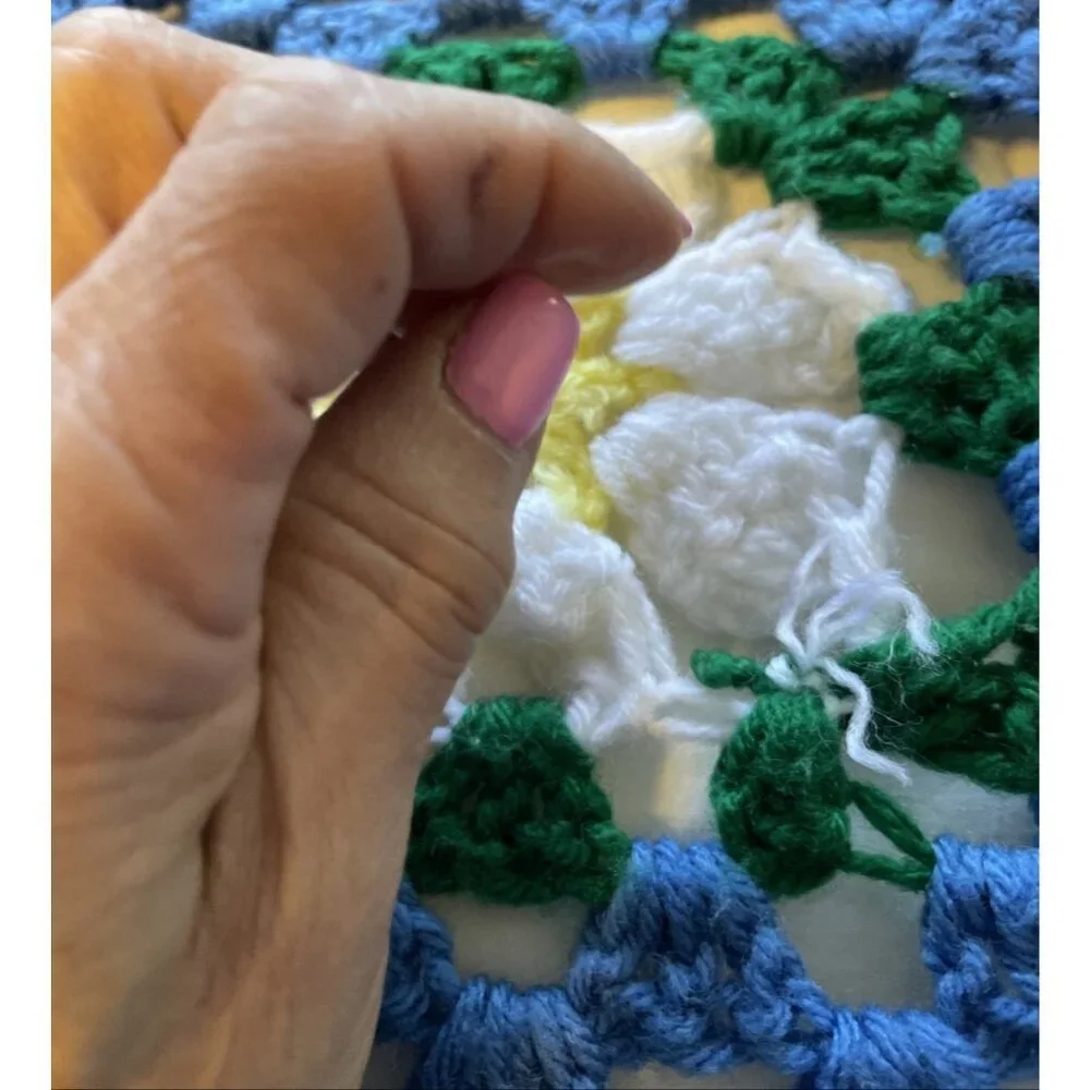 Handmade vintage crochet