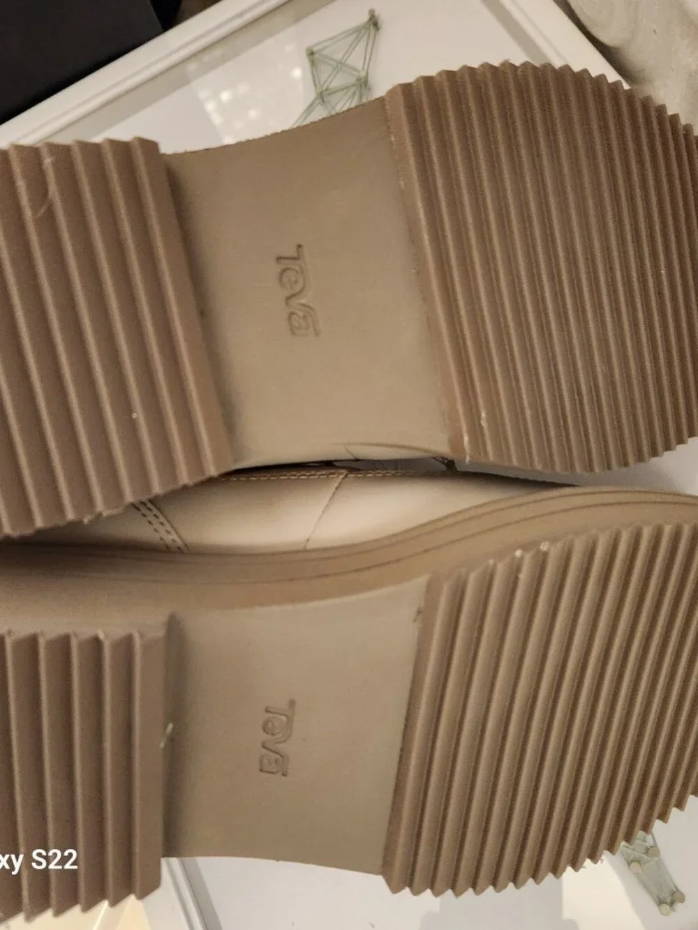 Teva platform sole