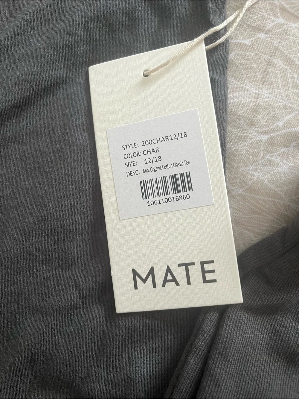MATE the Label charcoal jogger