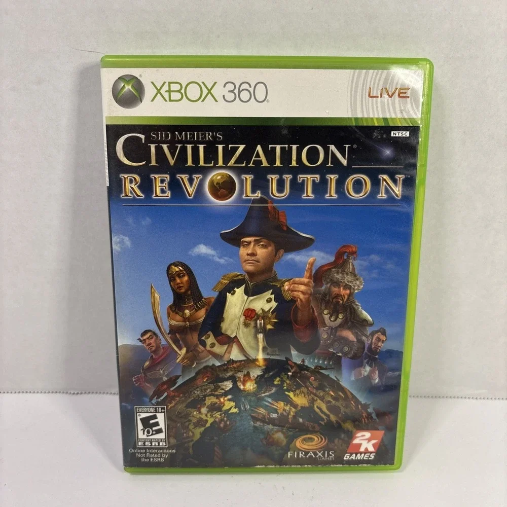 Civilization Revolution Xbox 360 – Tested, CIB Works Great