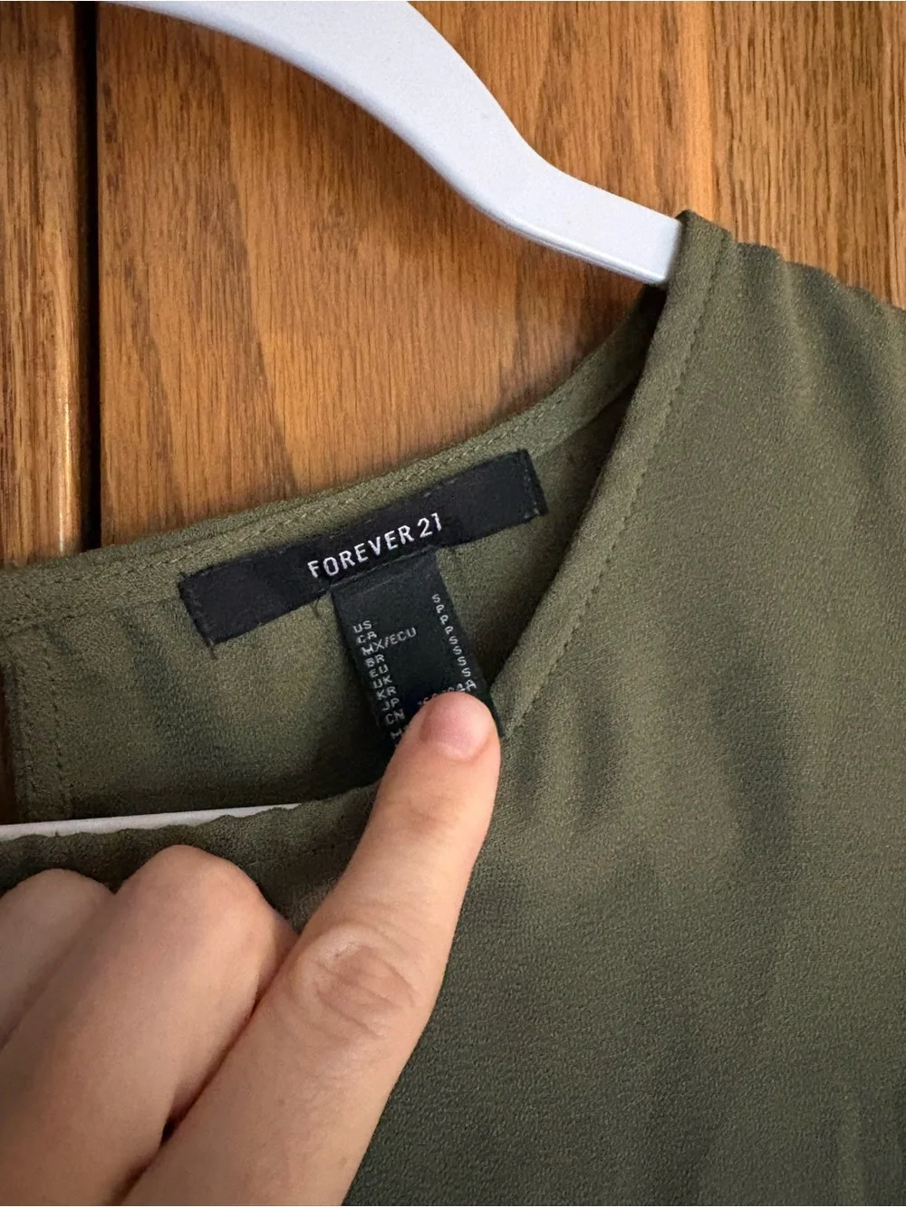 Forever 21 soft olive