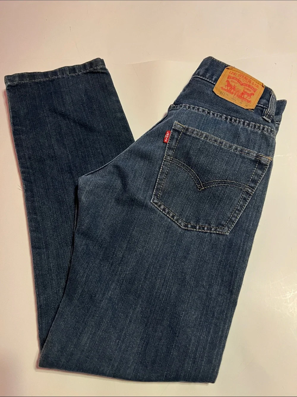 Levi's Men's Dark Indigo Slim 511 Jeans Size 28x28