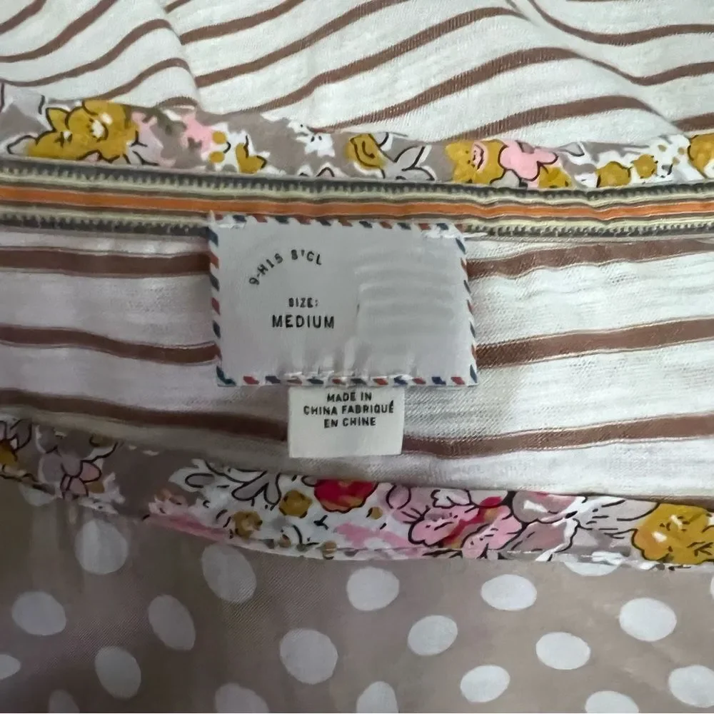 Anthropologie mixed pattern