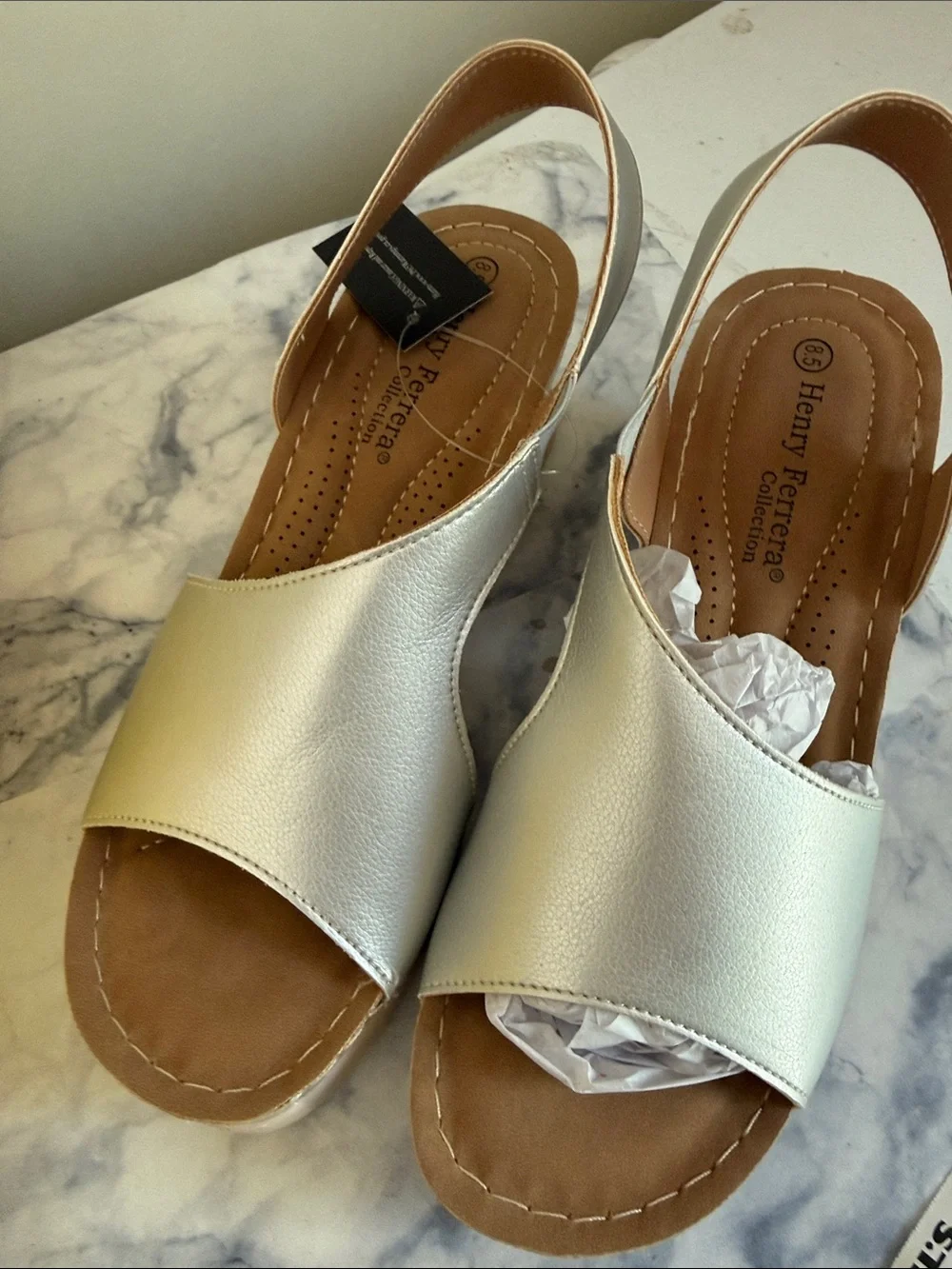 Henry Ferrera metallic silver