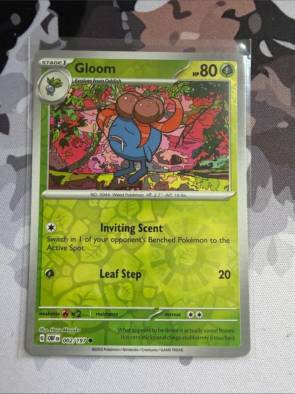 Pokemon oddish gloom