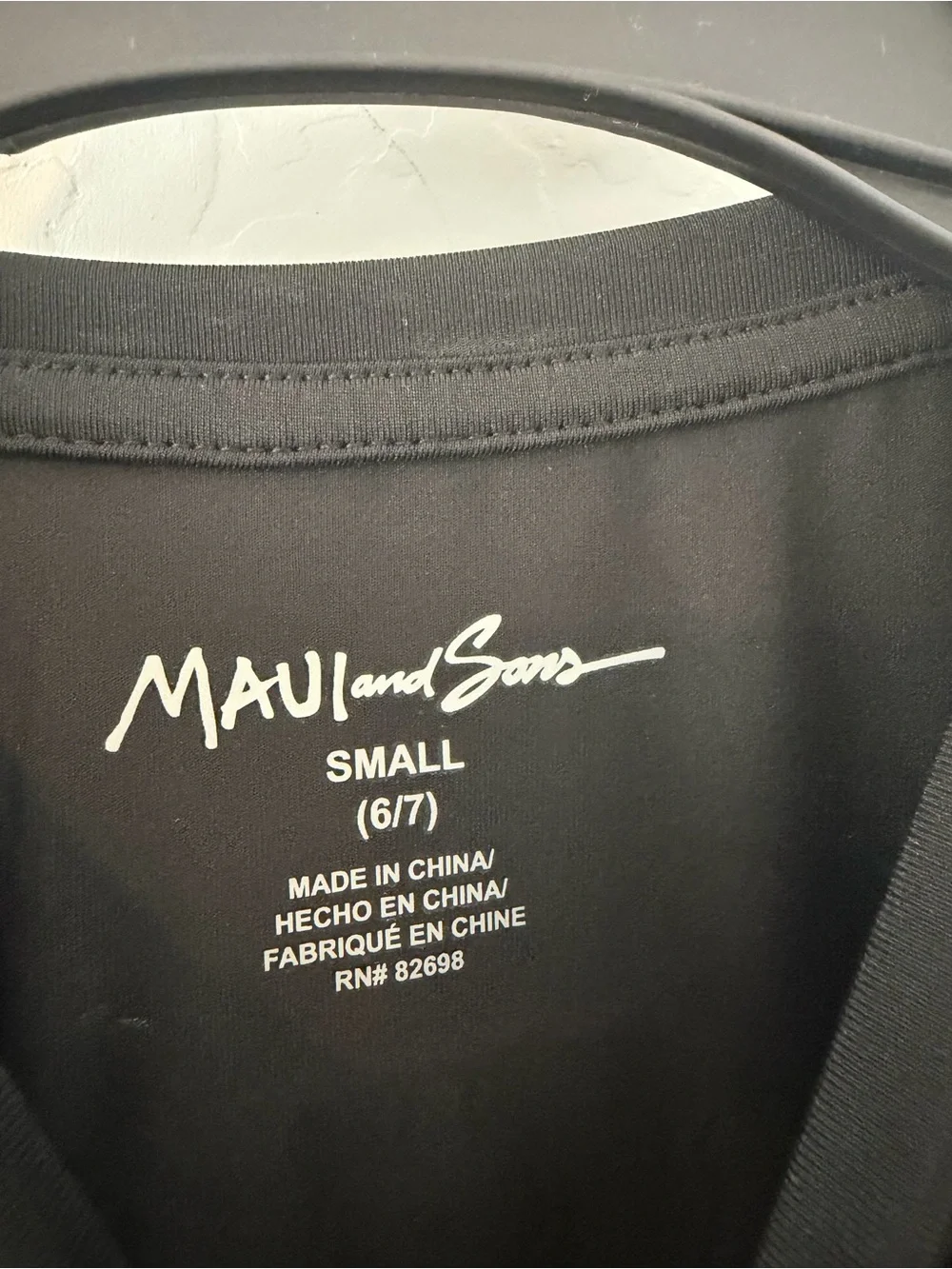 Maui and Sons lightweight black