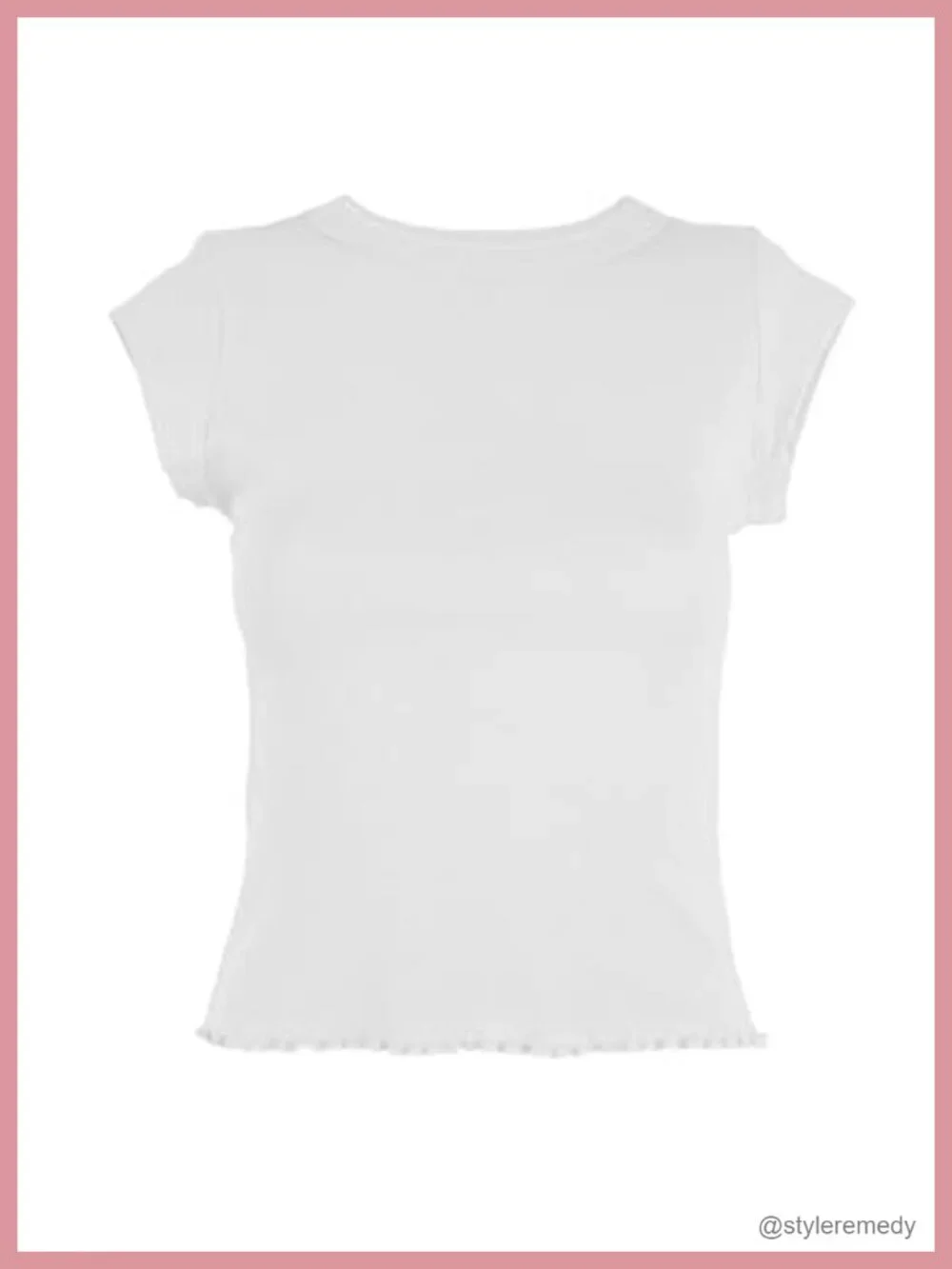 Cap Sleeve Ribbed Crop Tops Round Neck Basic Tees Short Sleeve Summer Cropped