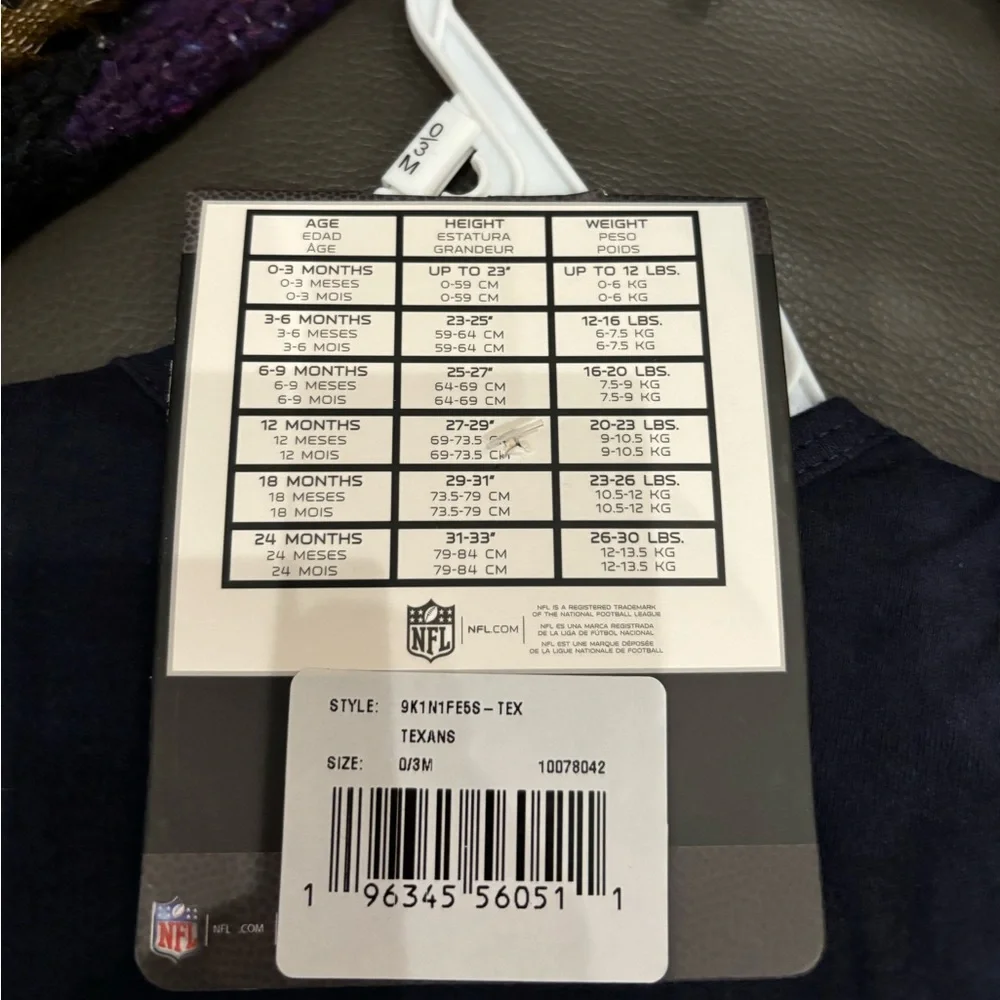 NFL texans onesies