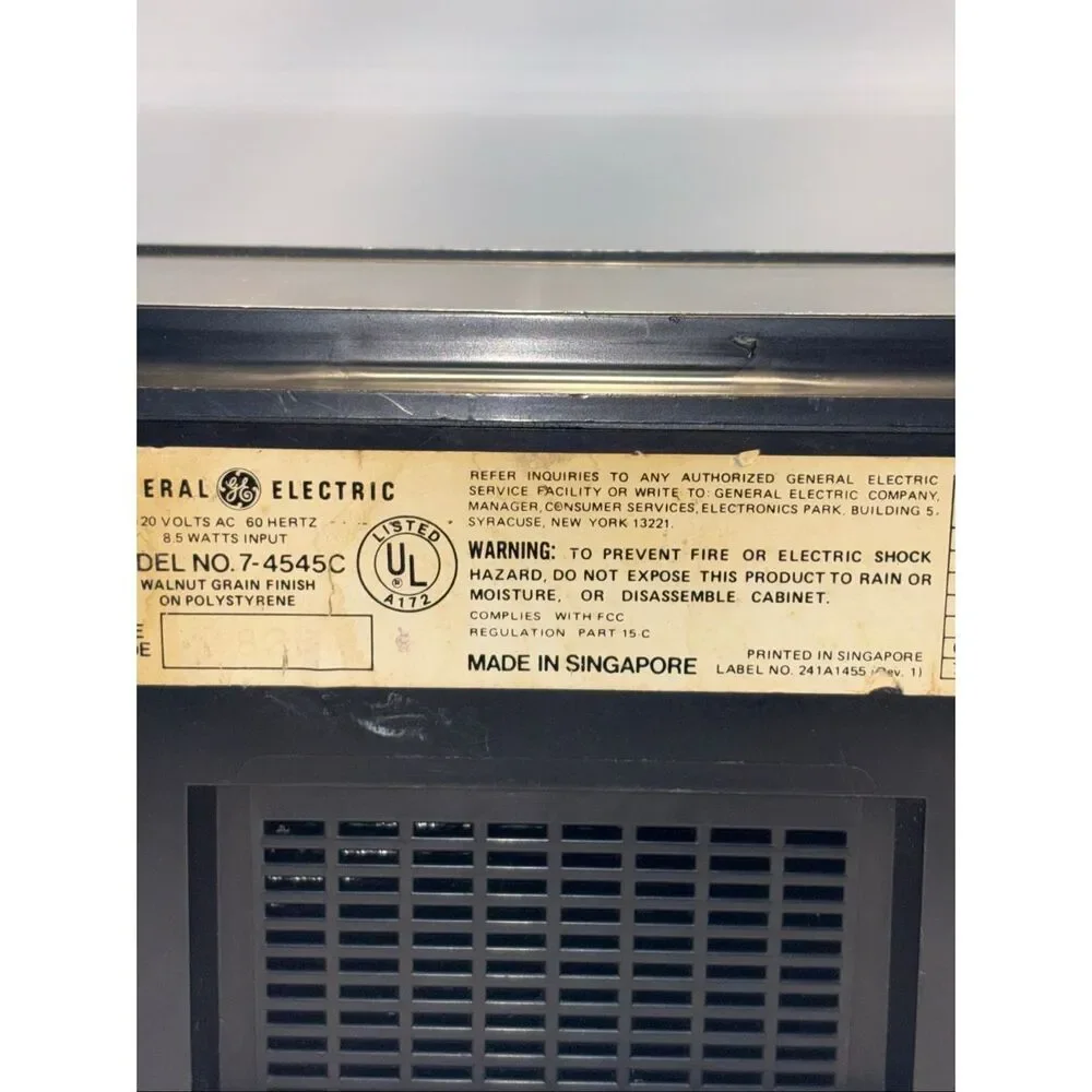 General Electric vintage general
