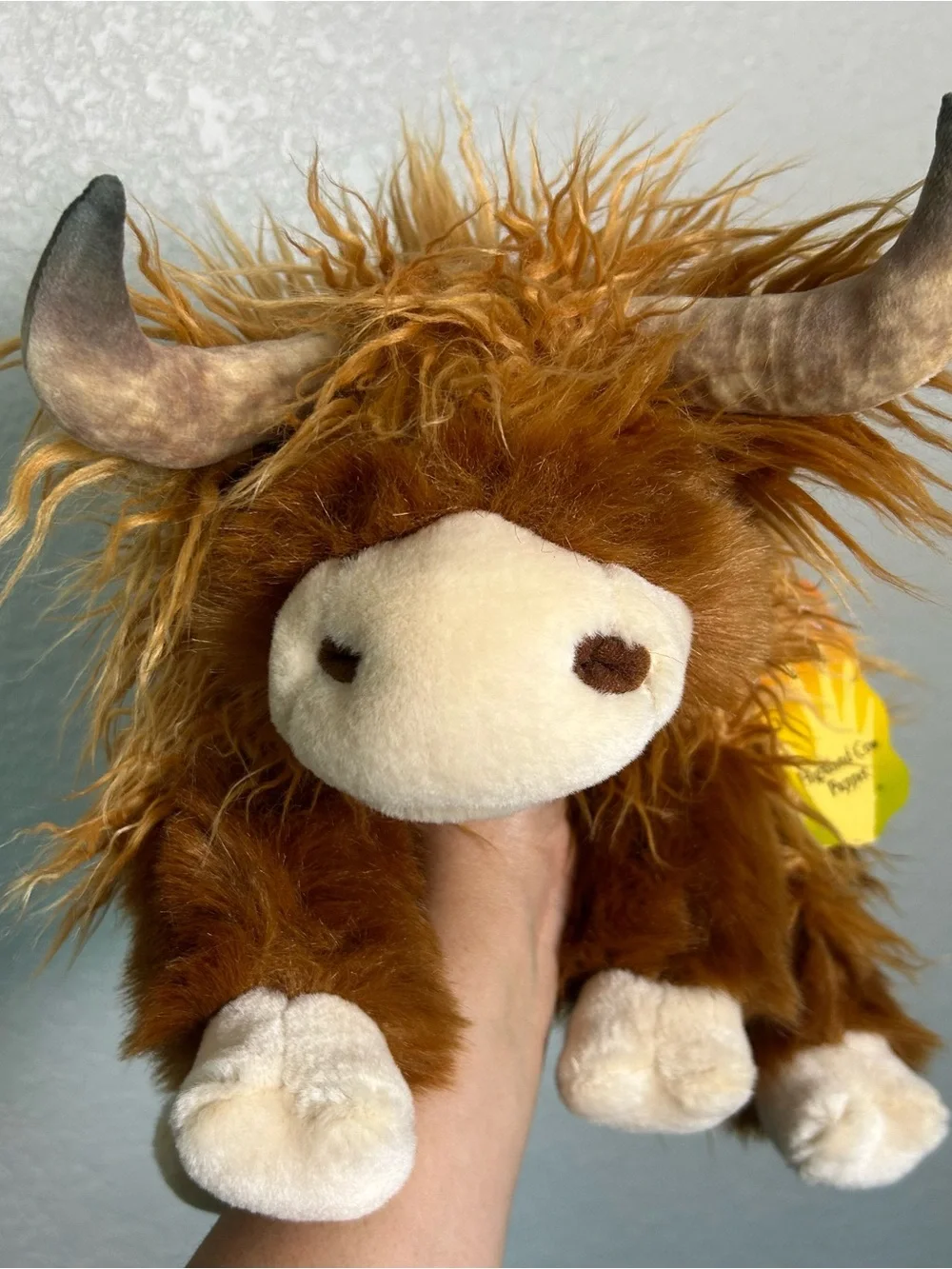 NWT Folkmanis Highland Cow Puppet