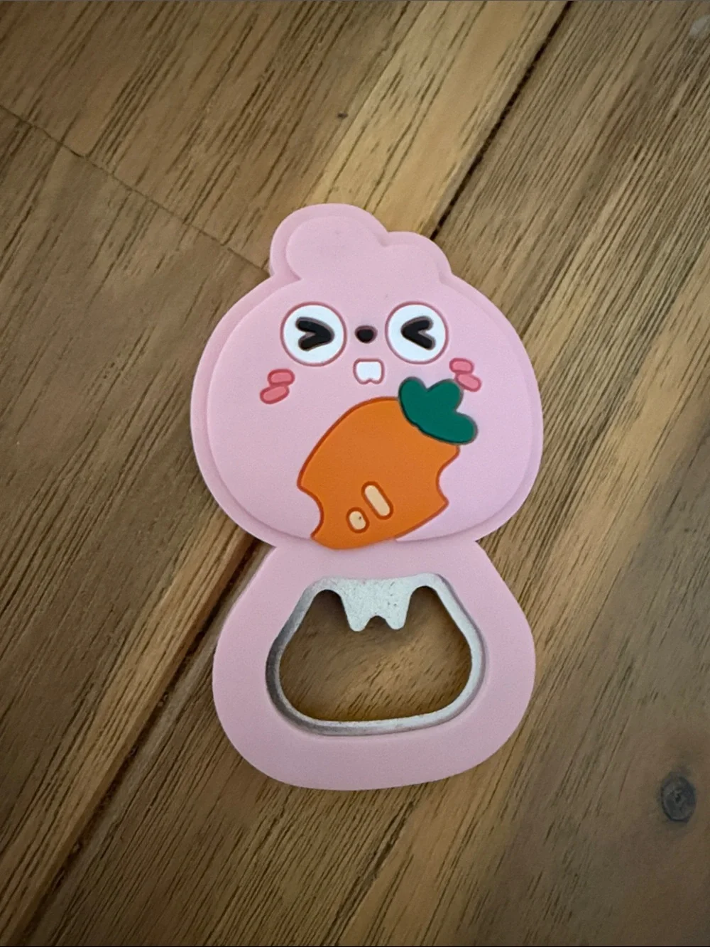 Cute Pink Cartoon Fruit Keychain Bottle Opener