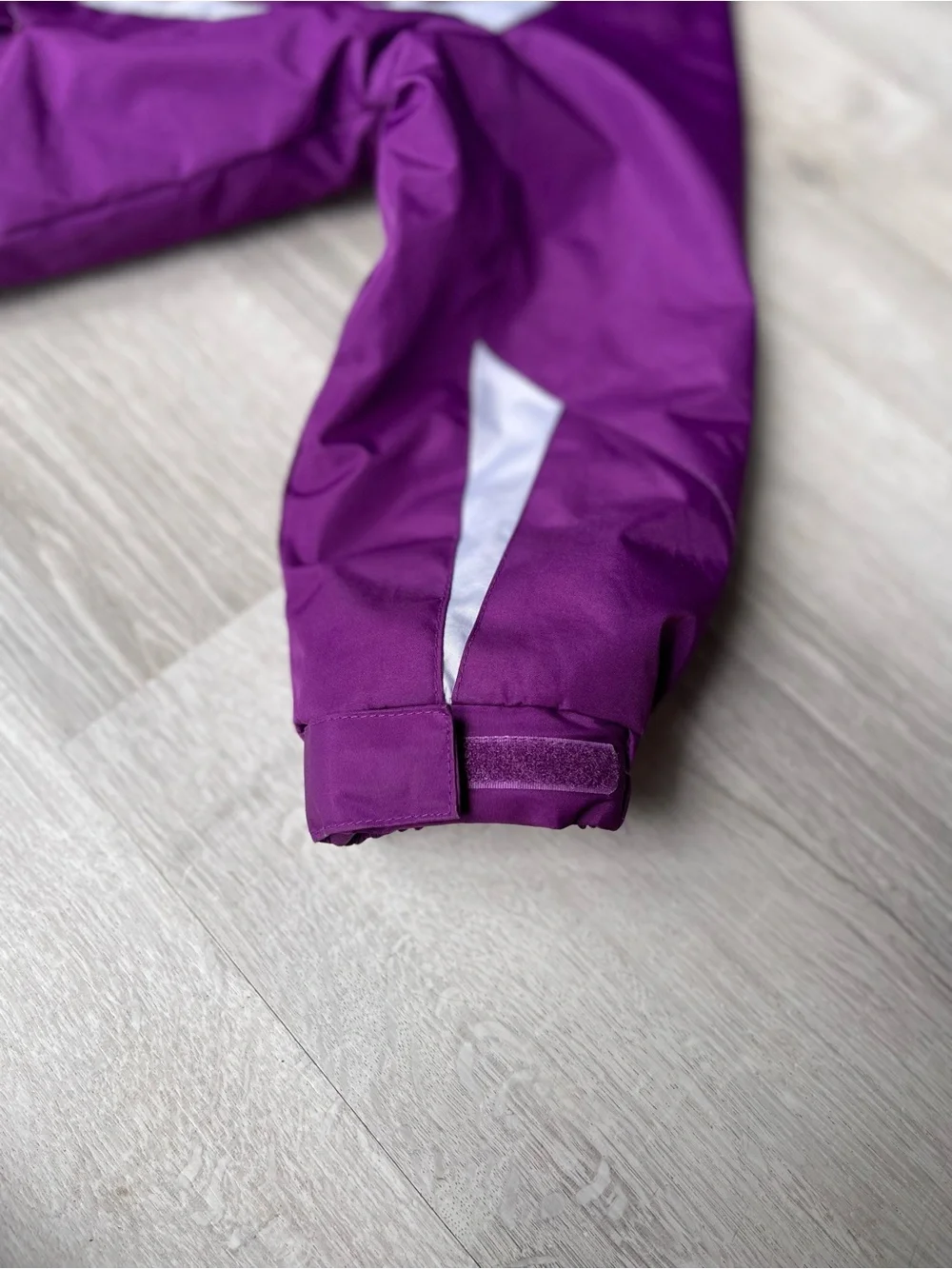 Arizona Jean Company Purple Hooded Jacket with White Accents