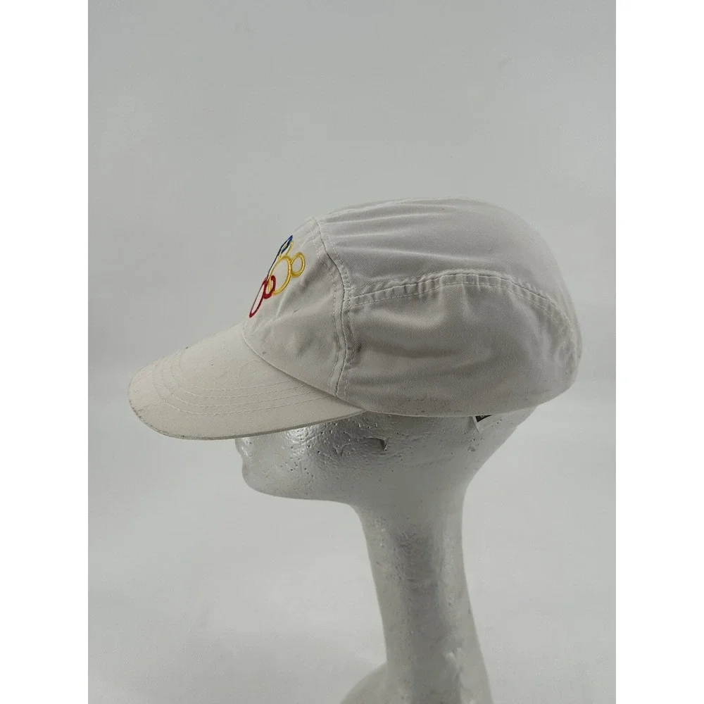Mickey Unlimited Mickey Mouse Olympic Rings Embroidered White Baseball Cap‎