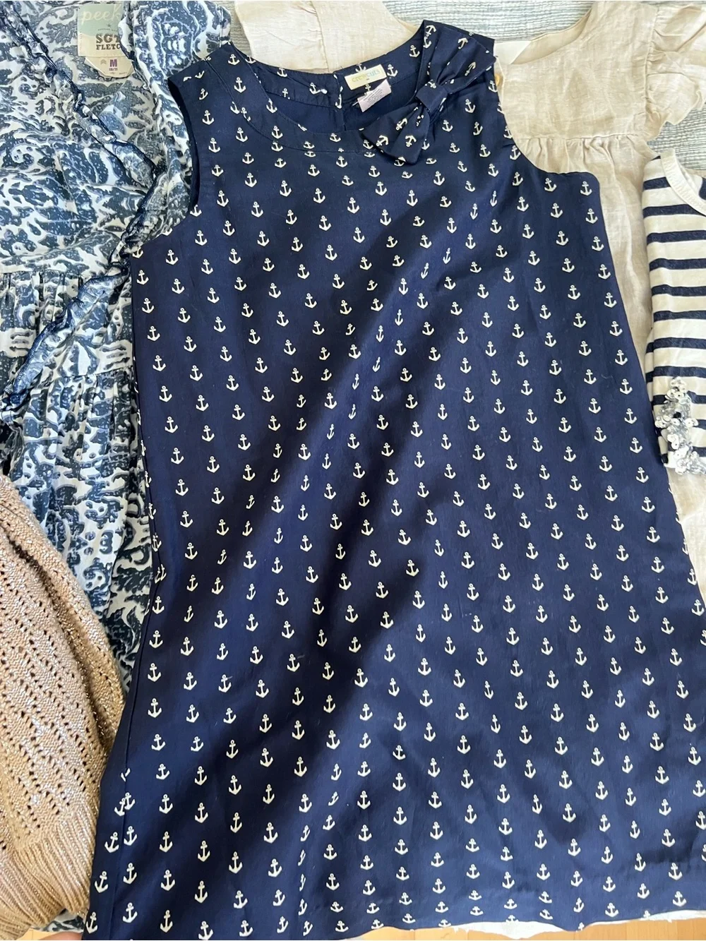 Crewcuts navy sleeveless