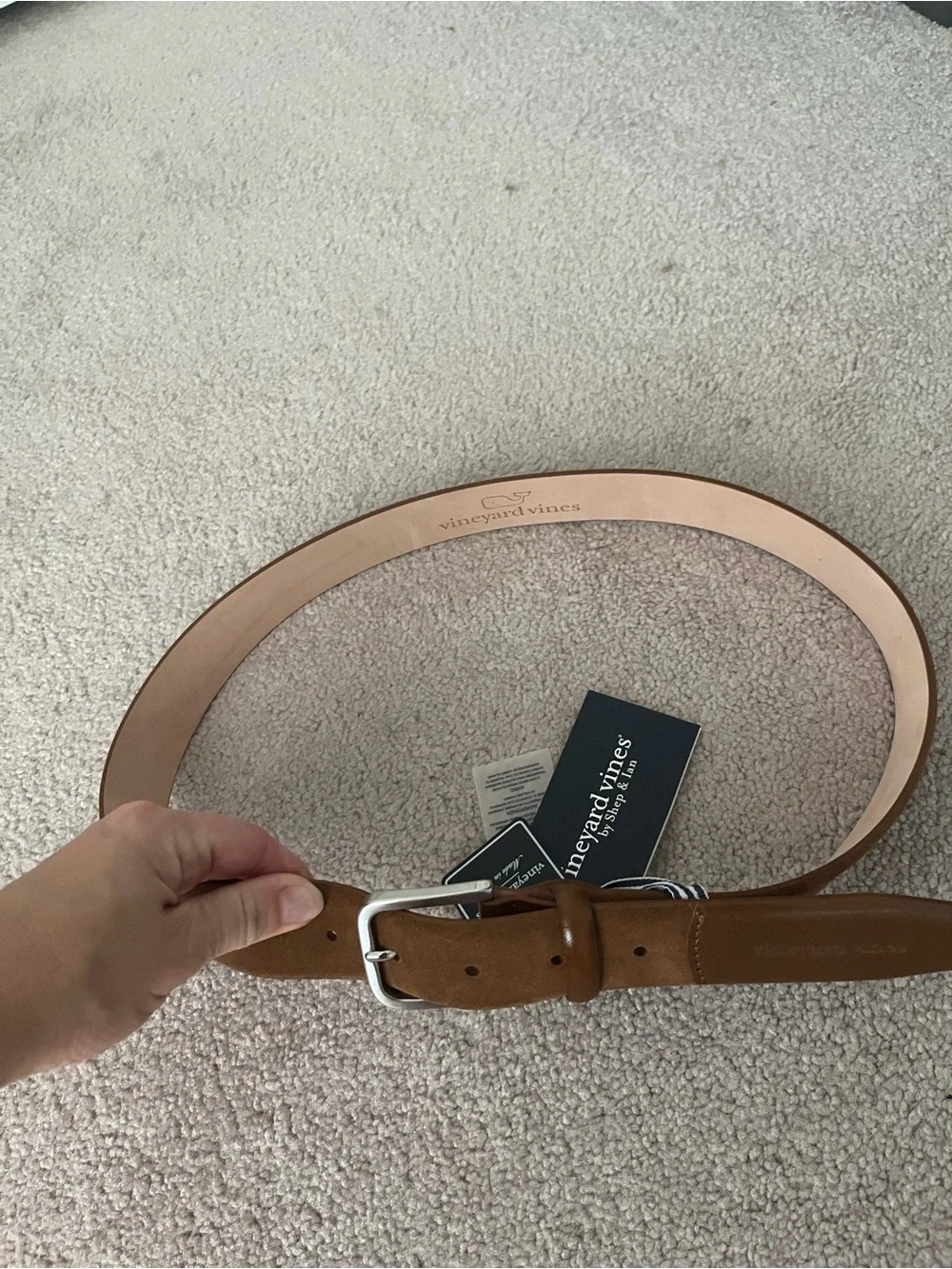 Vineyard Vines smooth tan