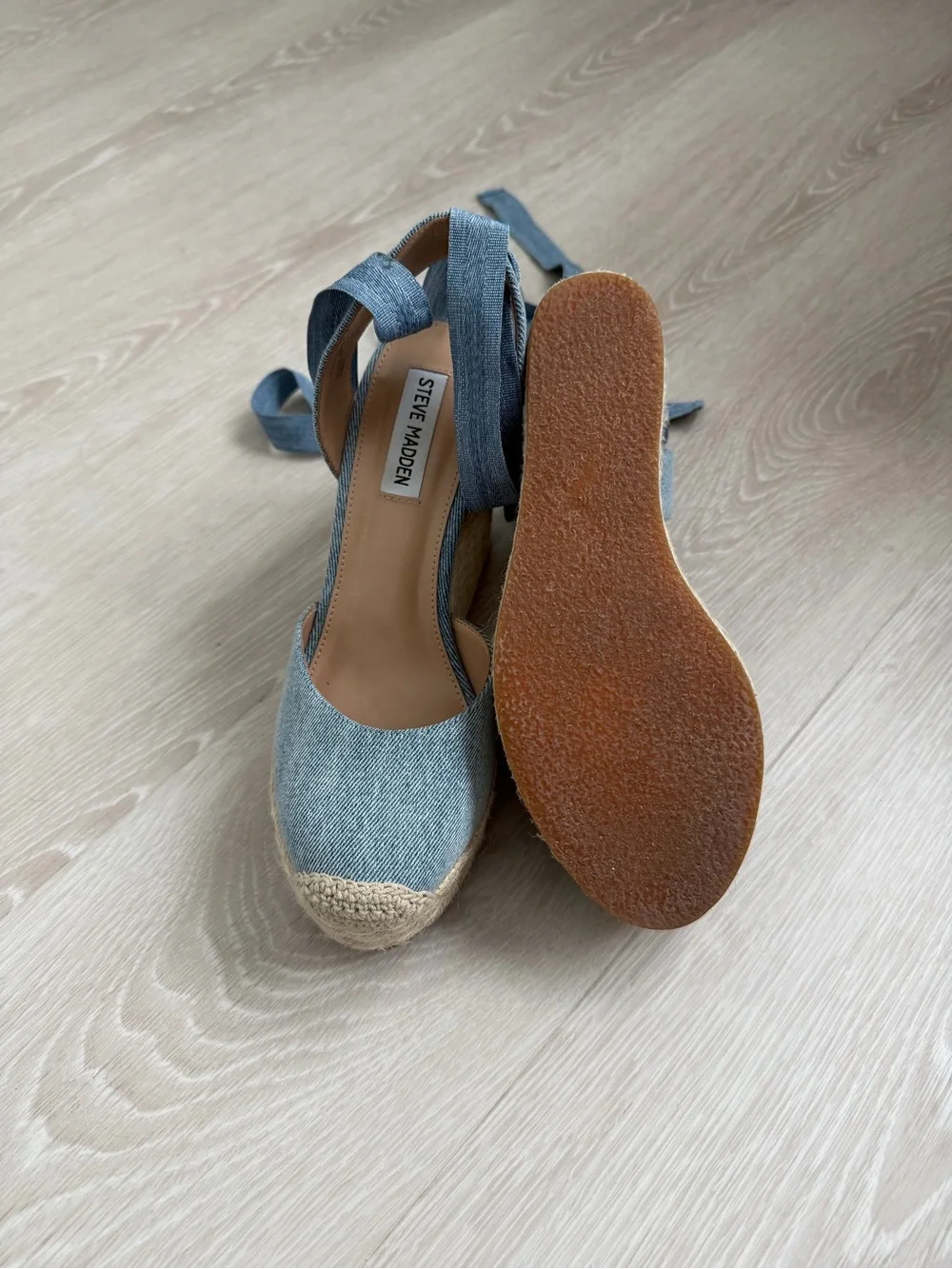 Steve Madden denim upper