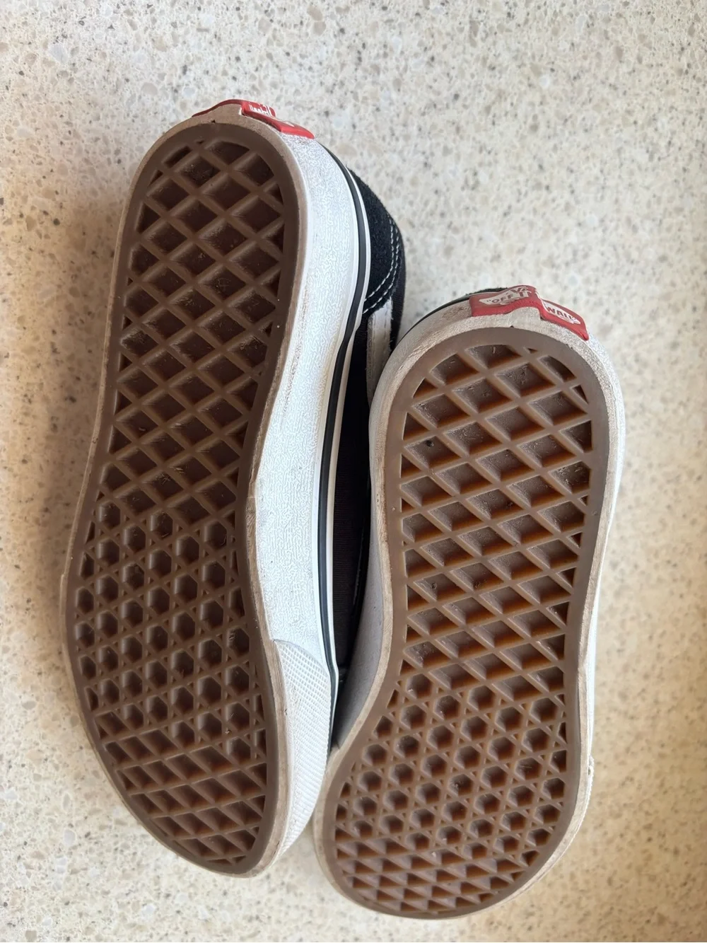 Vans - Kids Classic Old Skool Black & White Shoes Kid Boy Size 2 LIKE NEW