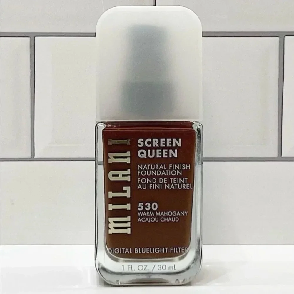 Milani Cosmetics 530 Warm Mahogany Screen Queen Foundation