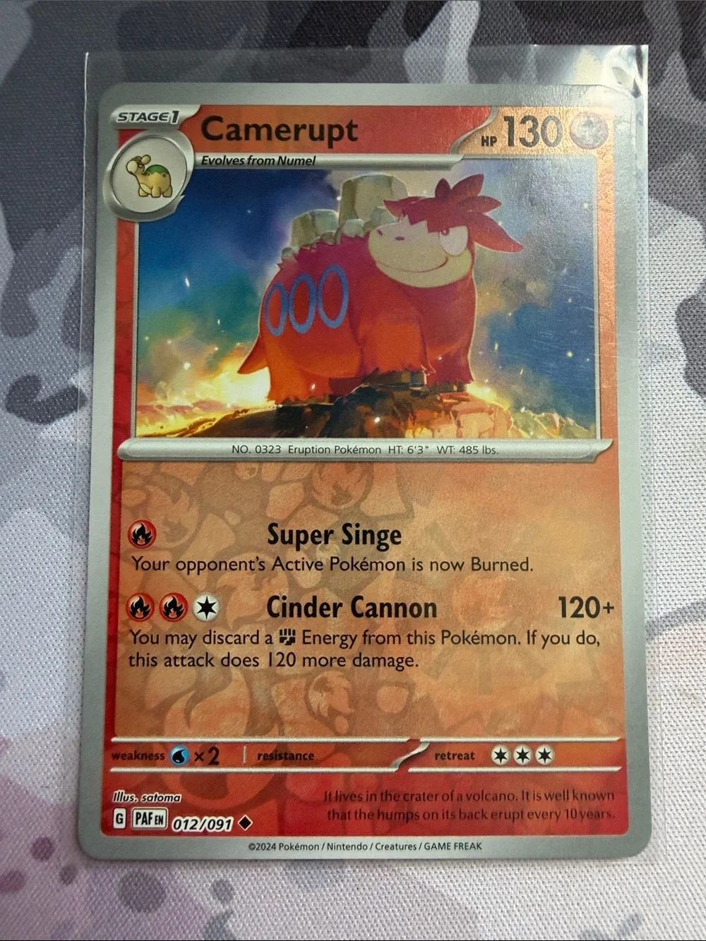 Numel & Camerupt Pokémon Evolution Card Lot 🌋 Reverse Holo | 3 Cards ✨5/$25✨