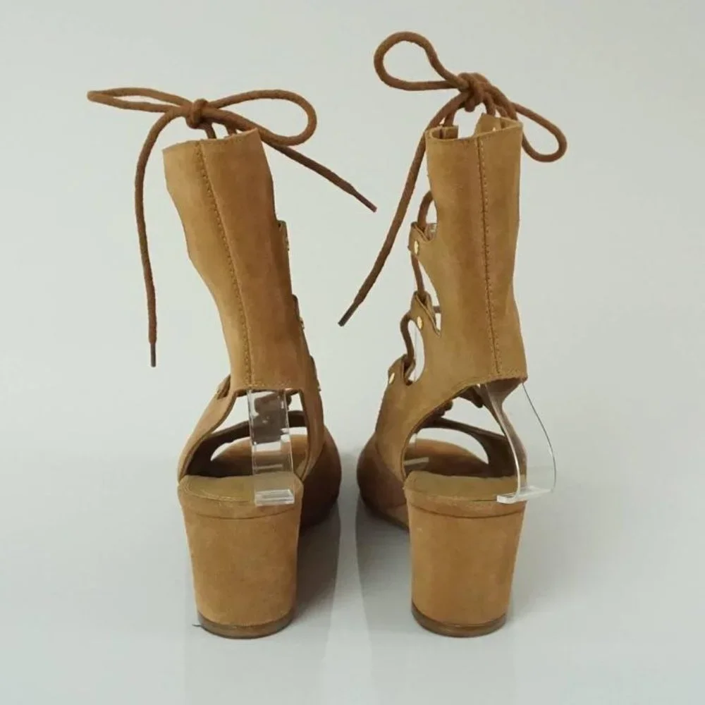 Chloe tan suede