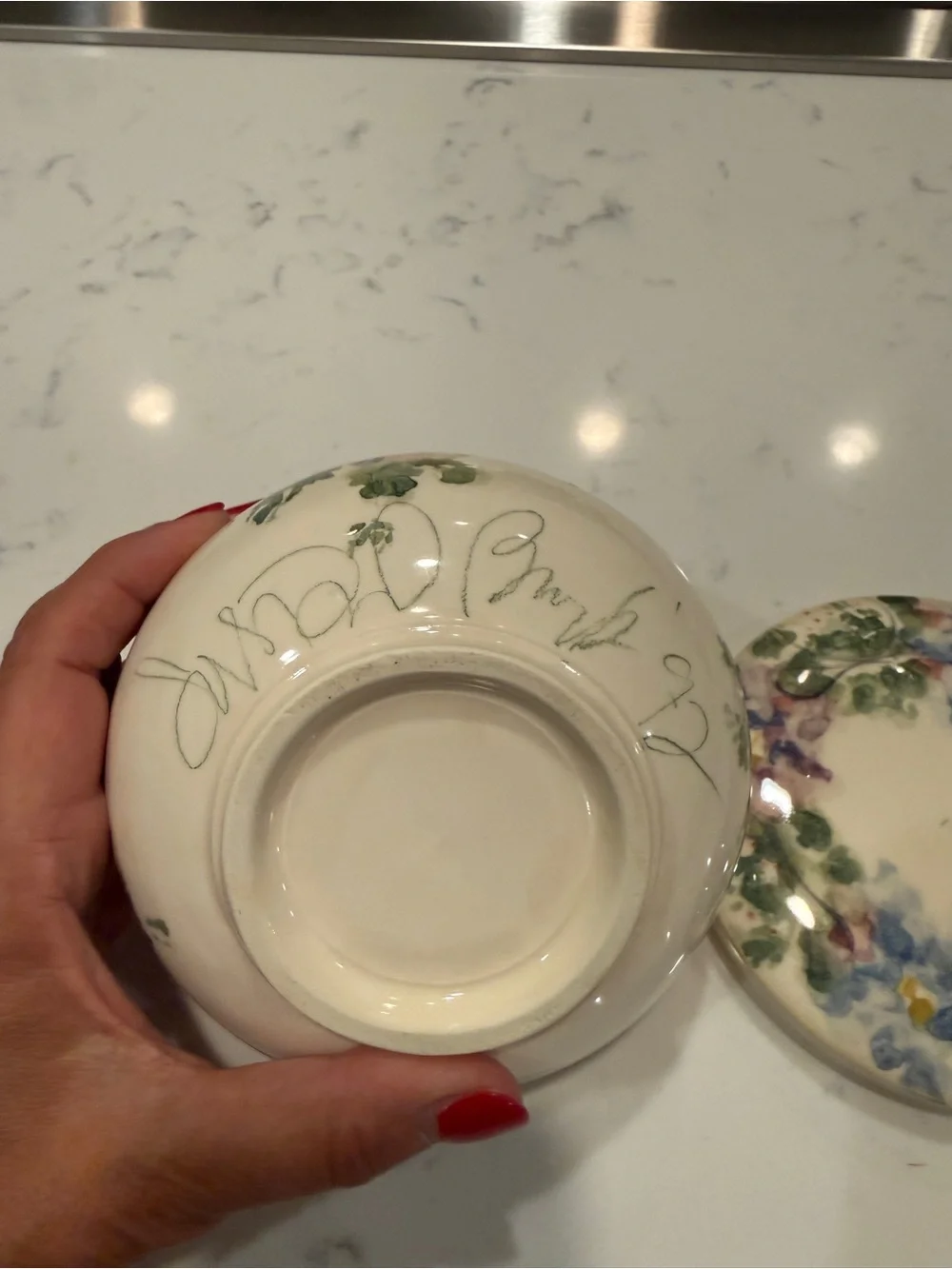Studio Pottery signed hand