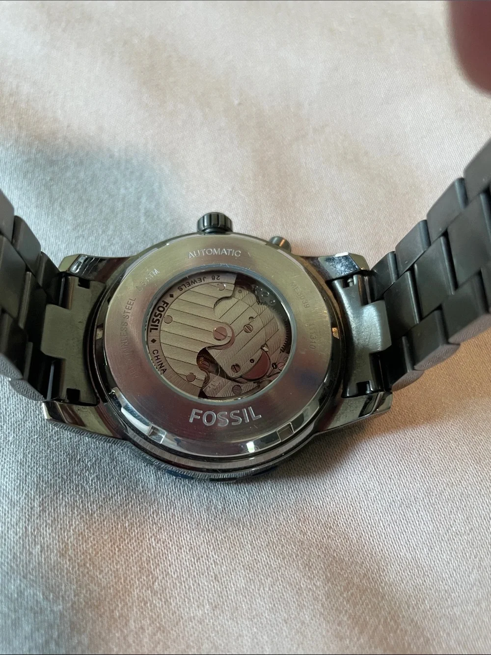 Fossil watch gunmetal
