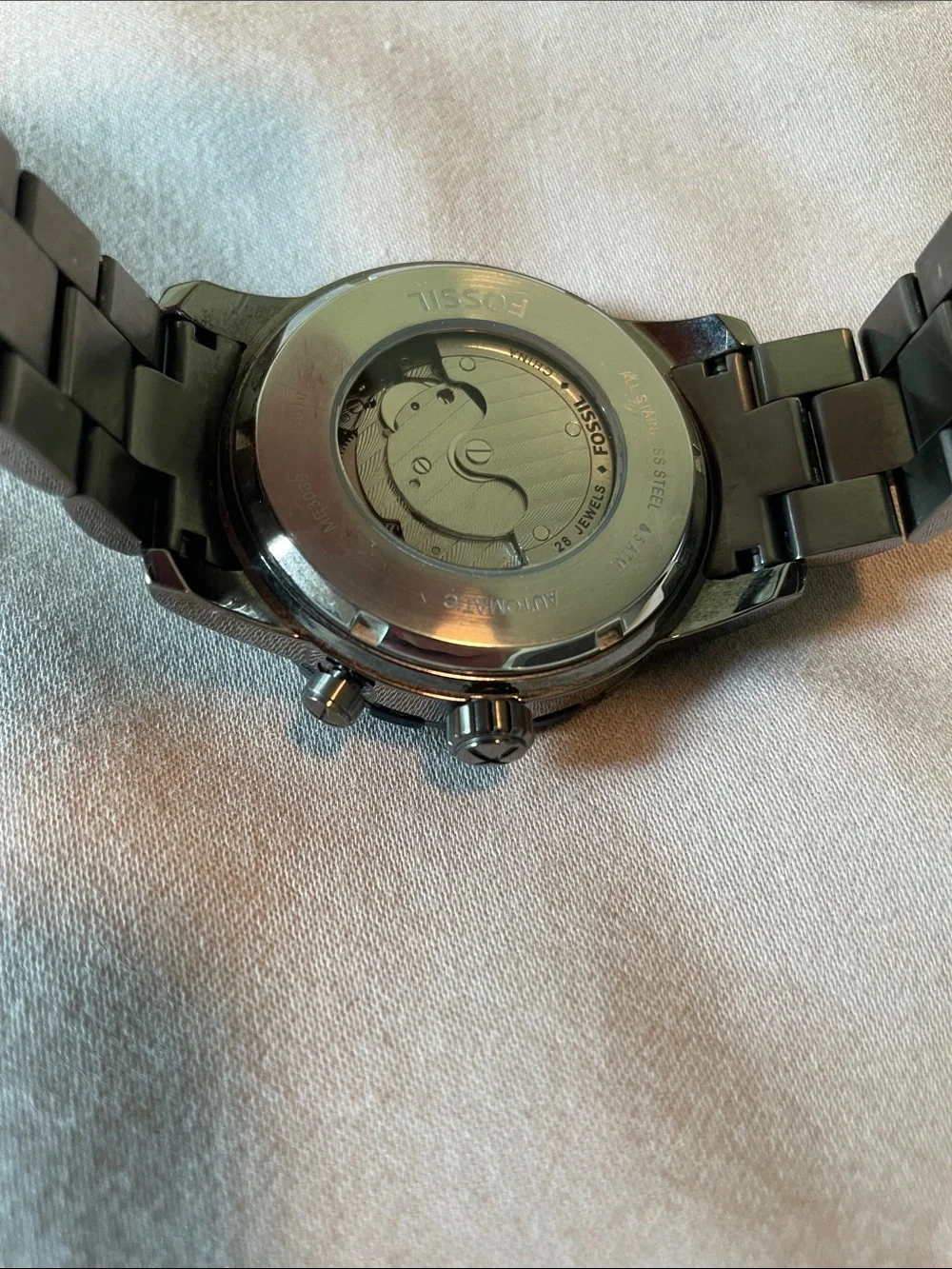 Fossil watch gunmetal