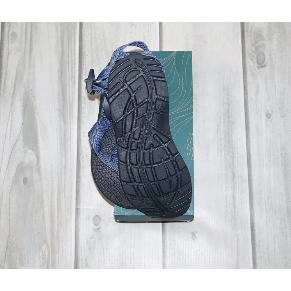 NEW Chaco Women's Z/Cloud 2 Adjustable Strap Cushioned Sandals Everely Navy Sz 8