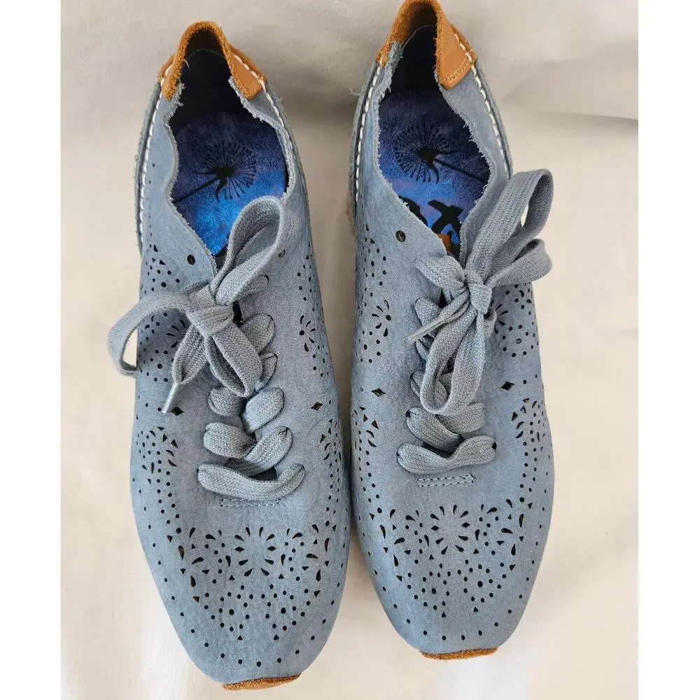OTBT blue leather