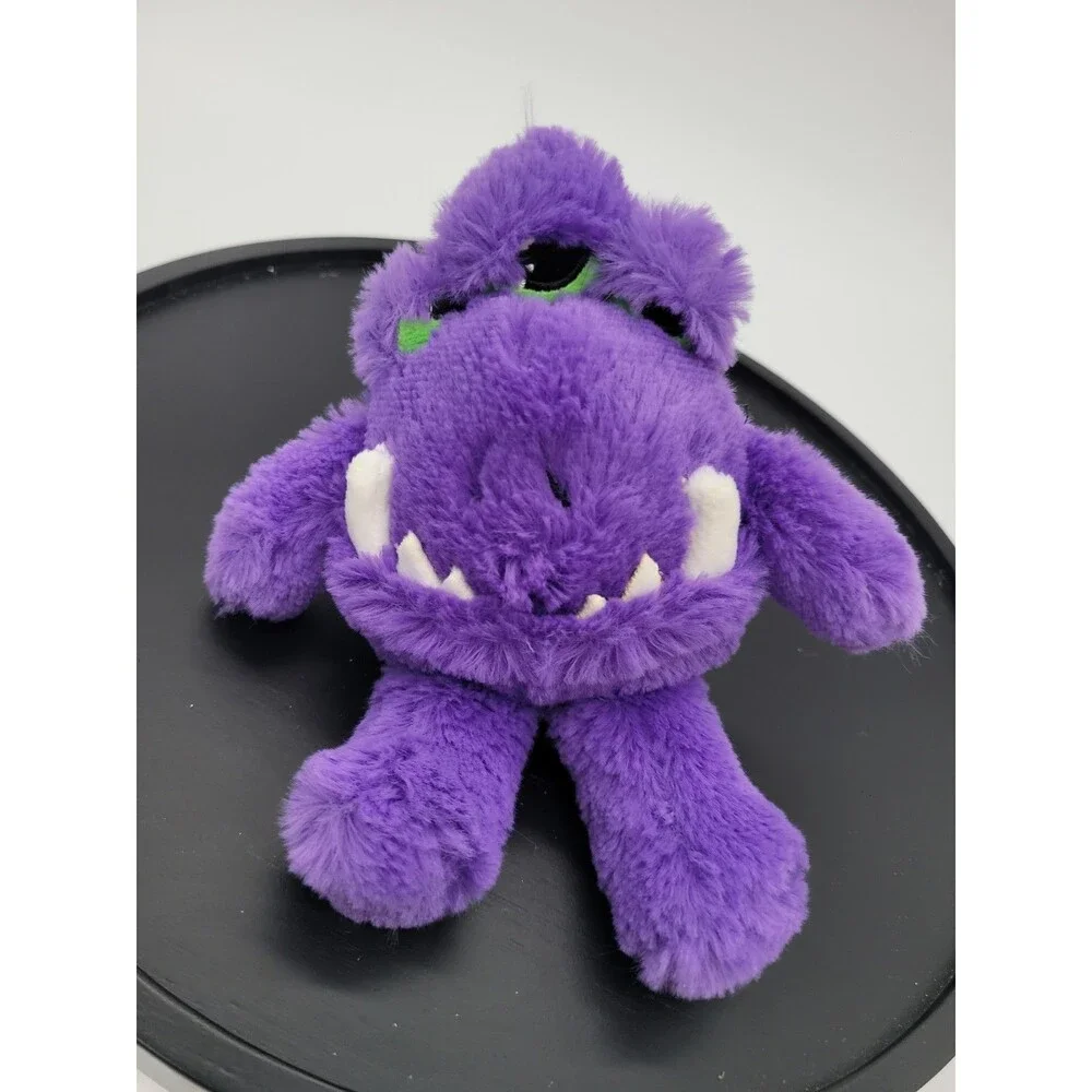 Wild Republic Monsterkins Vinnie Plush Stuffed Animal 6” Purple Monster Toy