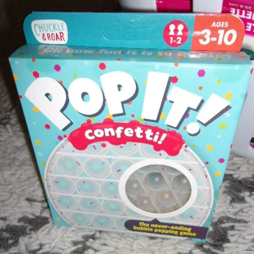 Pop It! Fidget and Sensory Game - Confetti New