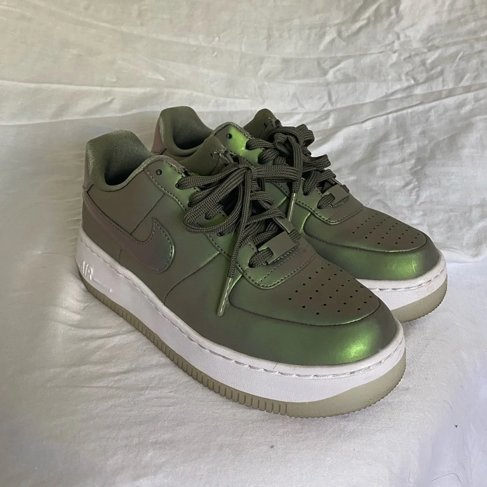 Nike Air Force 1 Upstep Low Shine (Women's) SZ 7.5