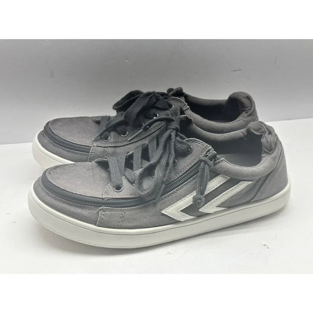 Billy Footwear Zippered Toe Classic Lace Up Low Top Men Sneakers Size 9.5