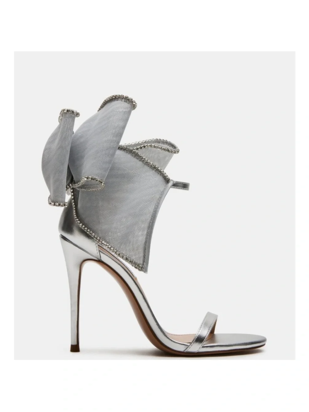 Steve Madden dramatic silver
