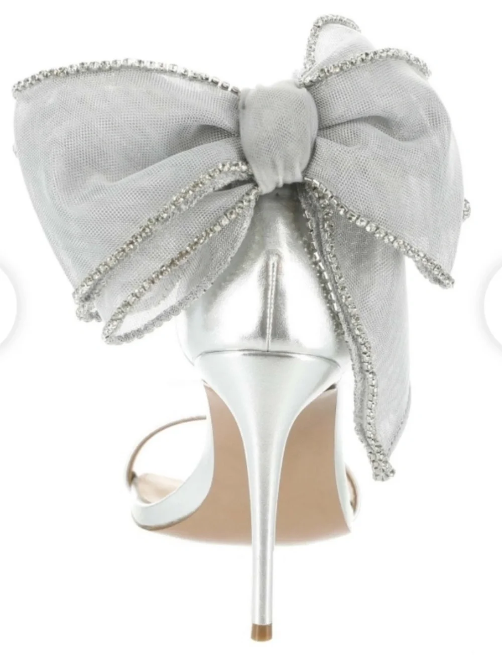 Steve Madden dramatic silver