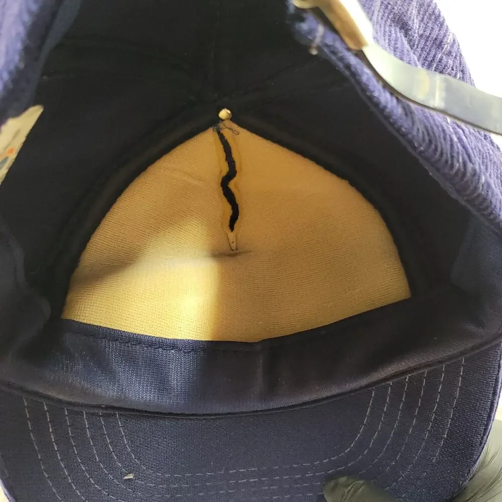 Vintage Alaska Corduroy Hat Purple Script Sportcap Strapback Cap USA