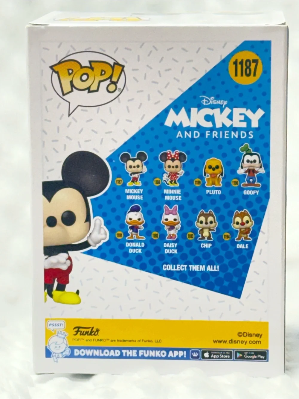 Funko Pop! Disney: Classics Mickey Mouse vinyl figure (#1187)
