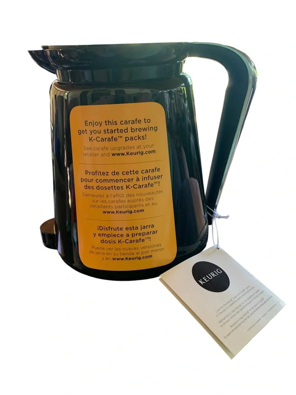 Keurig 2.0 Thermal Coffee Pot‎ Carafe Black Silver 4 Cup 32 Oz New w Label