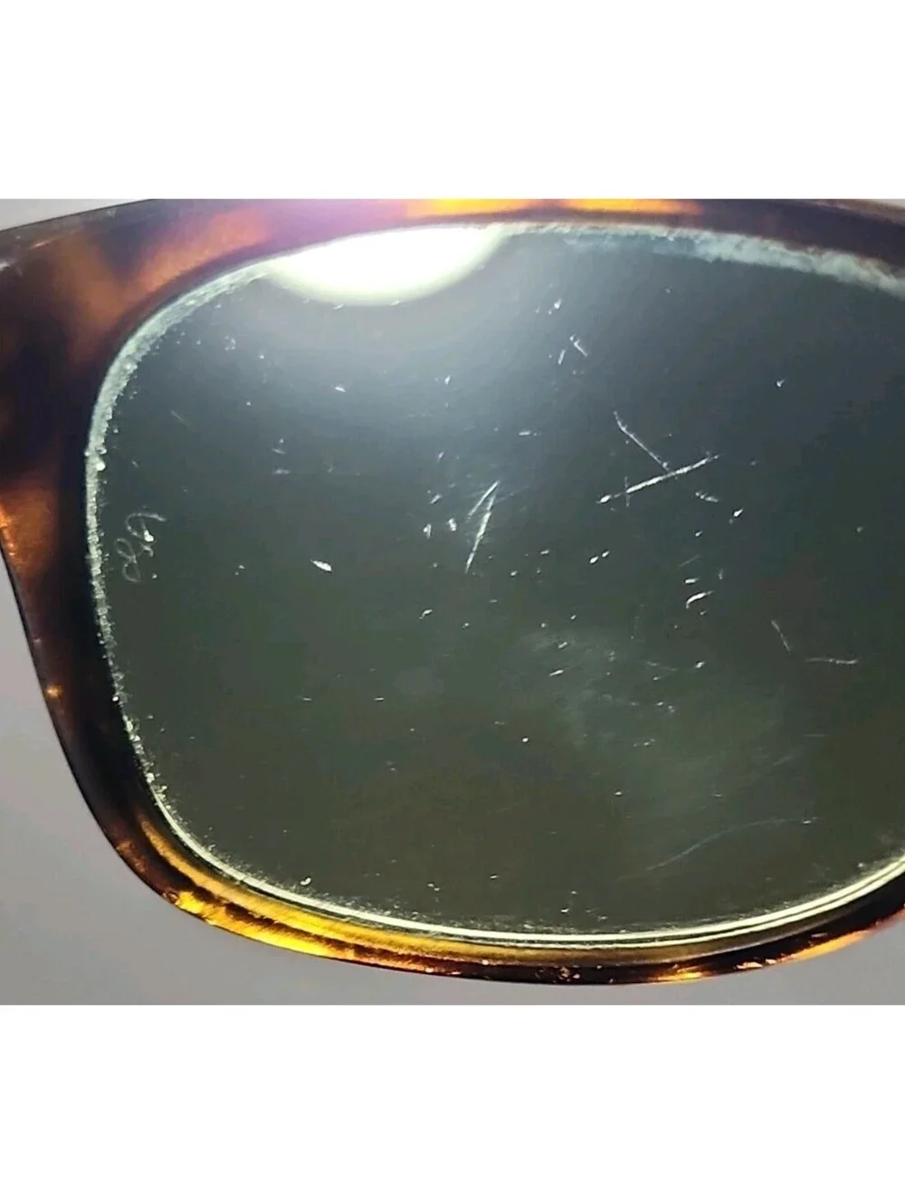 Ray Ban RB2132 894/76 New Wayfarer Tortoise Green Polarized Sunglasses 52-18 145