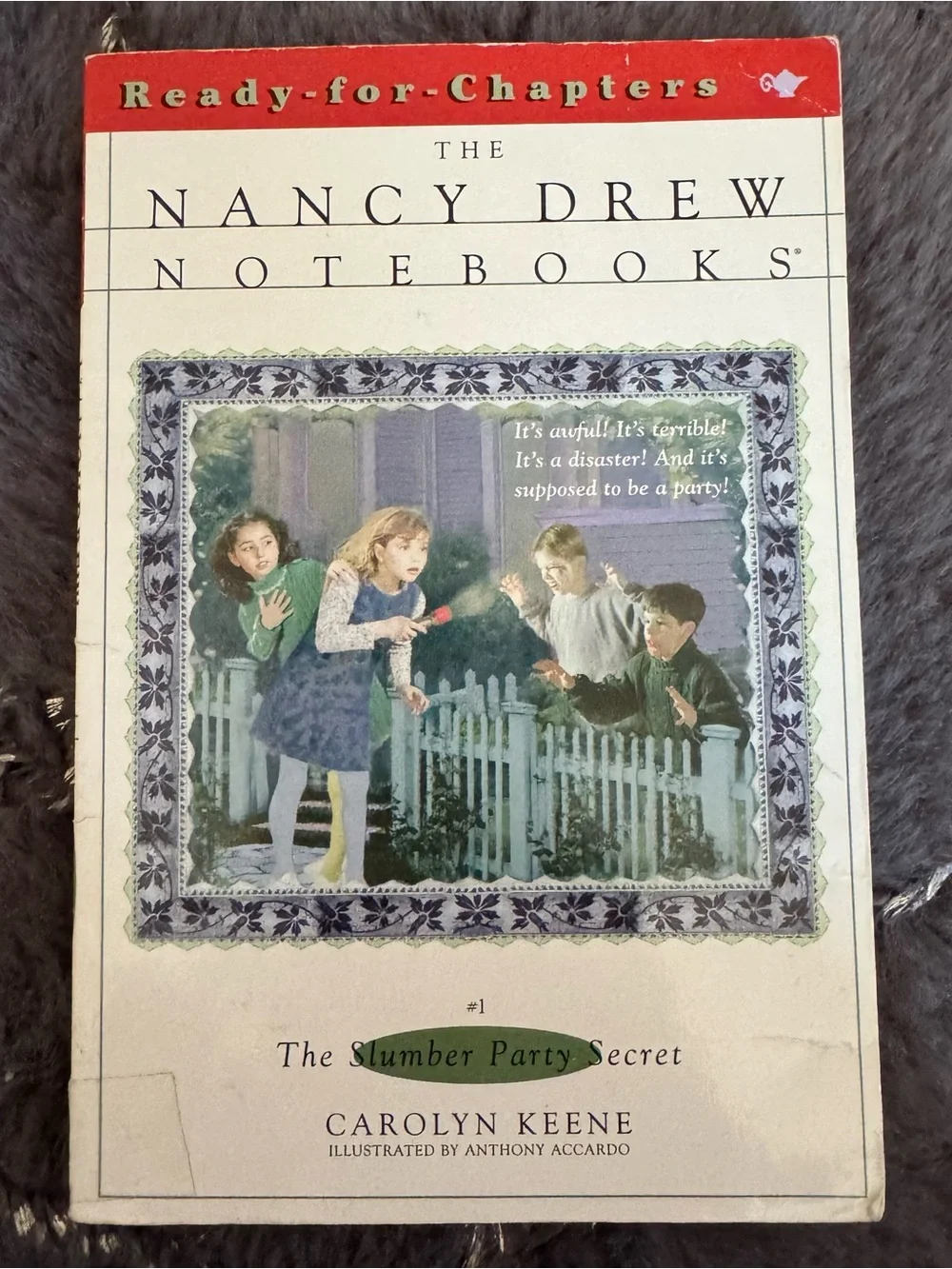 The Nancy Drew Notebooks: The Slumber Party Secret - White & Red Cover